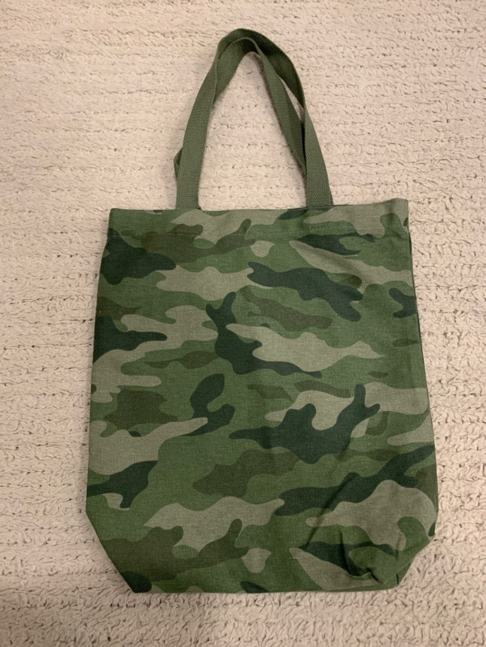 Old Navy camouflage canvas shopping bag